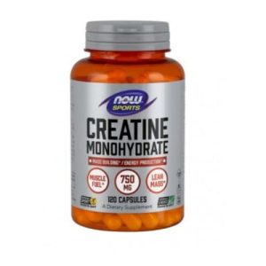 CREATINE MONOHYDRATE 120 CAPSULAS NOW