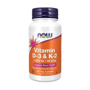 VITAMINA D-3 K-2 1000IU 120 CAPSULAS
