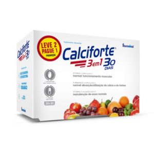 CALCIFORTE 3 EM 1 30 + 30 CAPSULAS LEVE 2 PAGUE 1