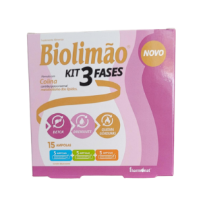 BIOLIMÃO KIT 3 FASES 15 AMPOLAS
