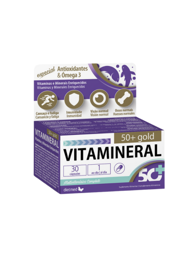 VITAMINERAL 50 GOLD 30 CÁPSULAS DIETMED