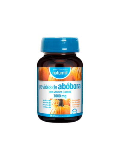 PEVIDES DE ABÓBORA 1000MG 90 CÁPSULAS NATURMIL