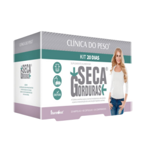 SECA GORDURAS KIT 20 DIAS CLINICA DO PESO