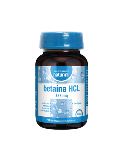 BETAÍNA HCL 325mg 90 COMPRIMIDOS NATURMIL