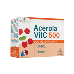 ACEROLA 500 24 COMPRIMIDOS MASTIGÁVEIS