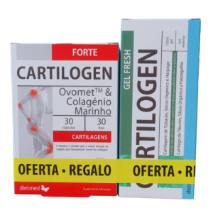 Cartilogen Forte 30 cápsulas com oferta de gel 150ml para articulações