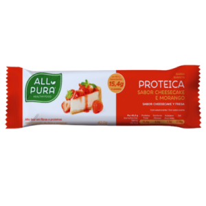 BARRA PROTEICA CHEESECAKE E MORANGO ALLPURA 40G