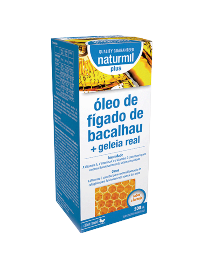 ÓLEO FÍGADO BACALHAU E GELEIA REAL 500ML