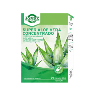 ALOE VERA CONCENTRADO 100 000mg 30 CAPSULAS SOVEX