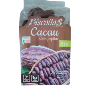 BISCOITOS DE CACAU BIO