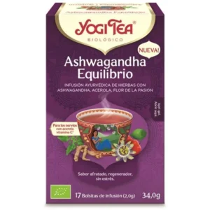 YOGI TEA ASHWAGANDHA EQUILÍBRIO BIO 17 SAQUETAS