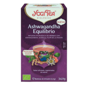 YOGI TEA ASHWAGANDHA EQUILÍBRIO BIO 17 SAQUETAS