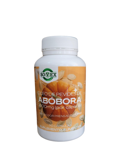 ÓLEO DE PEVIDES DE ABÓBORA 1000MG 90 CÁPSULAS