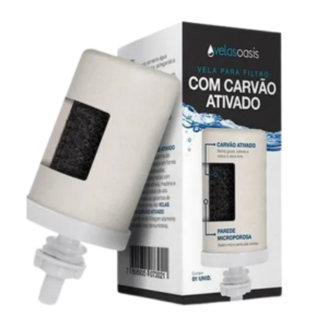VELA PARA FILTRO DE BARRO COM CARVÃO ATIVADO