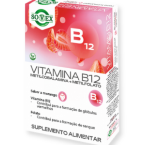 Vitamina B12 Metilcobalamina Metilfolato 30 comprimidos