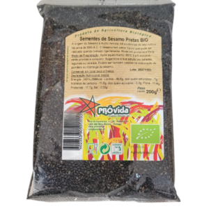 Sementes de Sésamo Pretas Bio 200g
